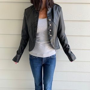 Black pleather jacket